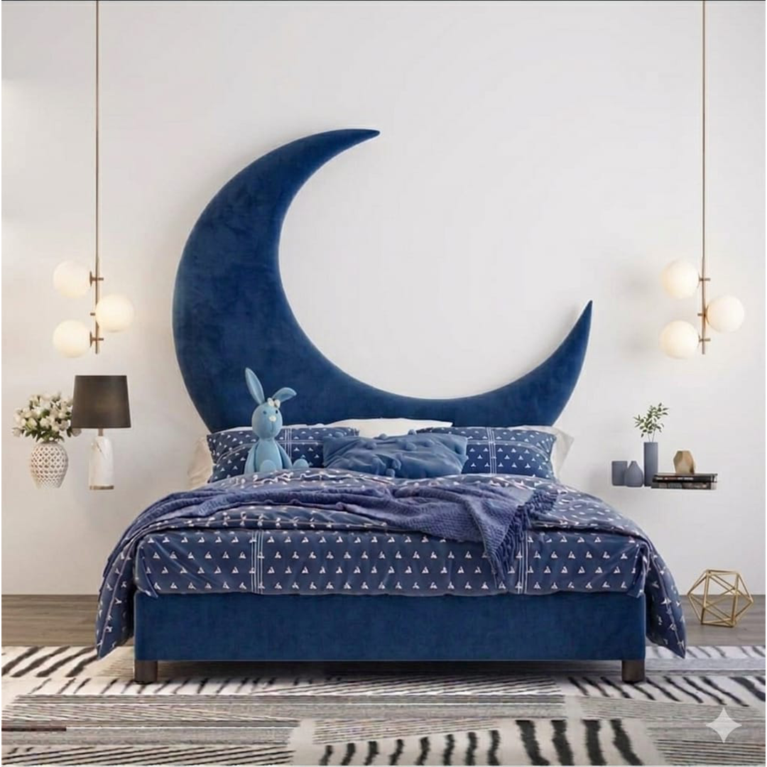 Moon Shaped Kids Headboard - Image 2