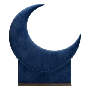 Moon Shaped Kids Headboard