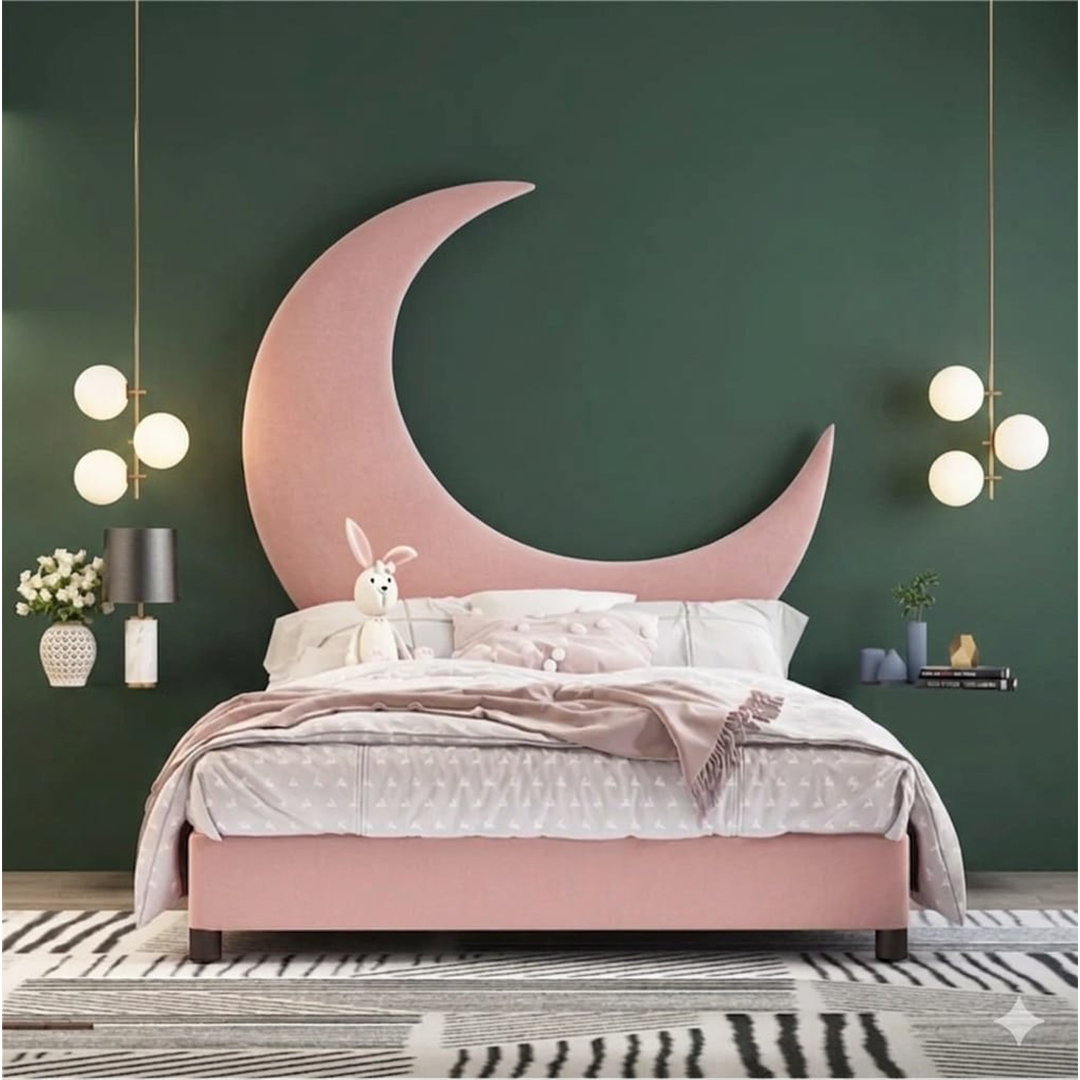 Moon Shaped Kids Headboard - Image 3