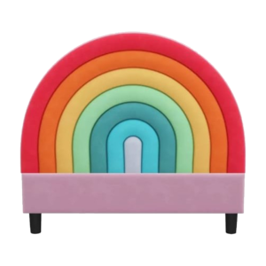 Rainbow Kids Headboard