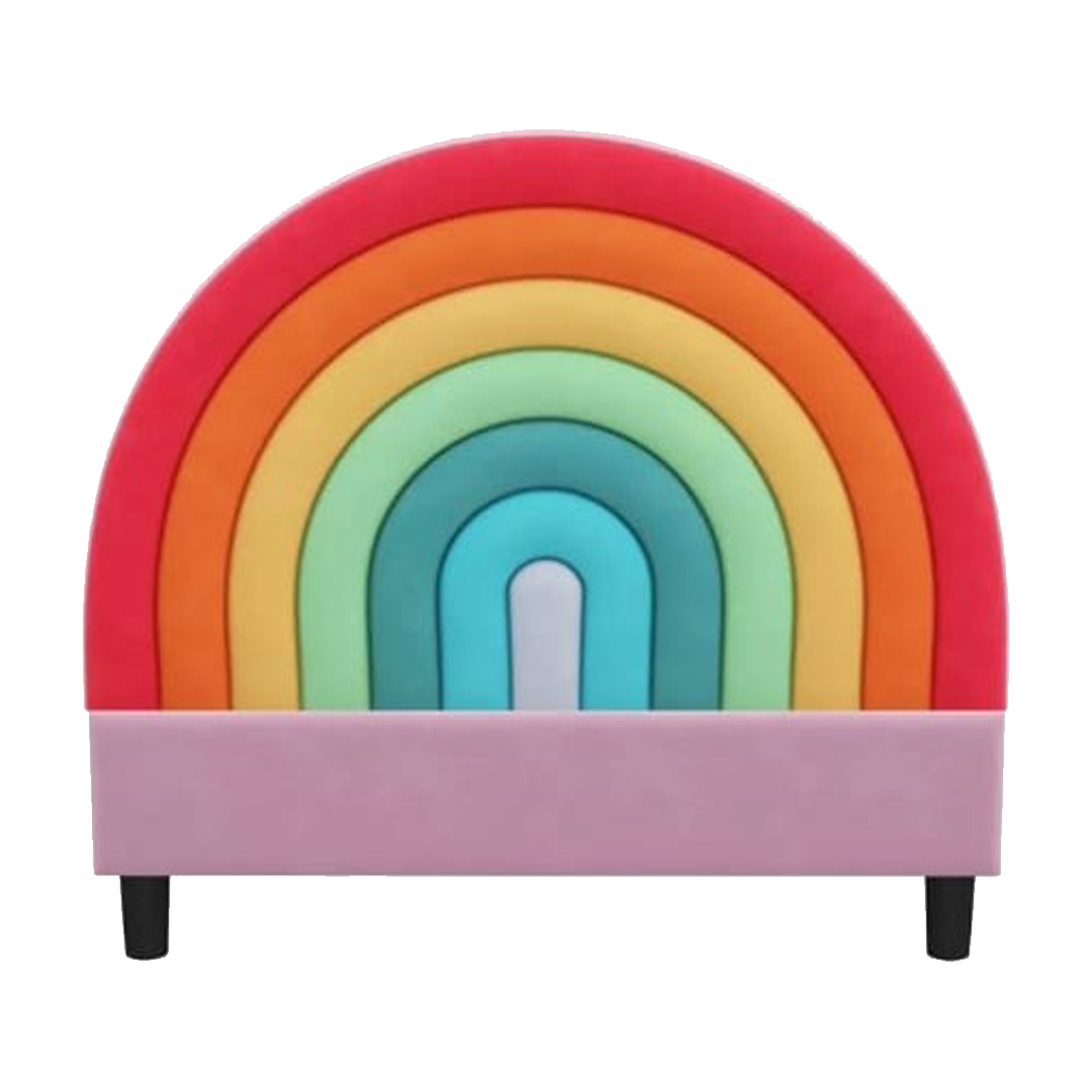 Rainbow Kids Headboard