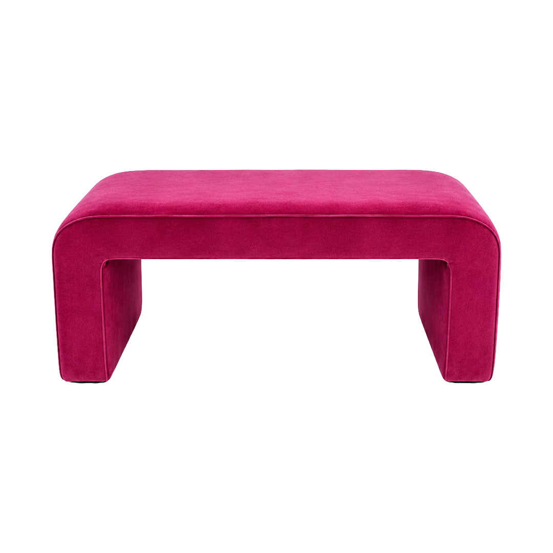 Kids Bedroom Velvet Bench